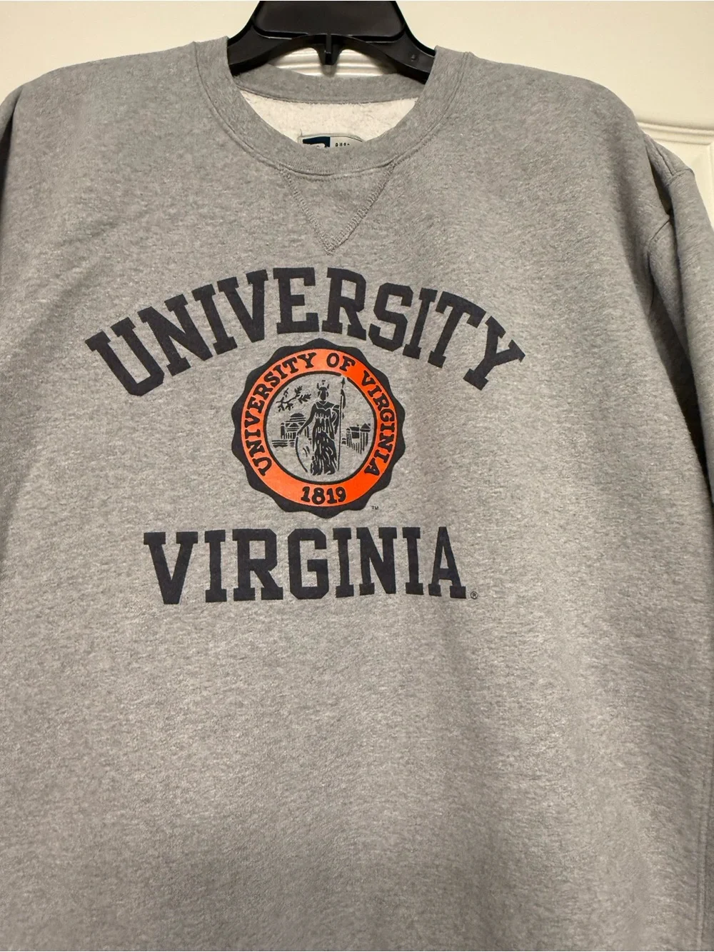 Vintage Russell Athletic UVA Sweatshirt XL University of Virginia Cavaliers 90s - Picture 4 of 6